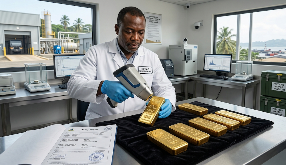 African gold refining services for buyers (Safe Shipping)