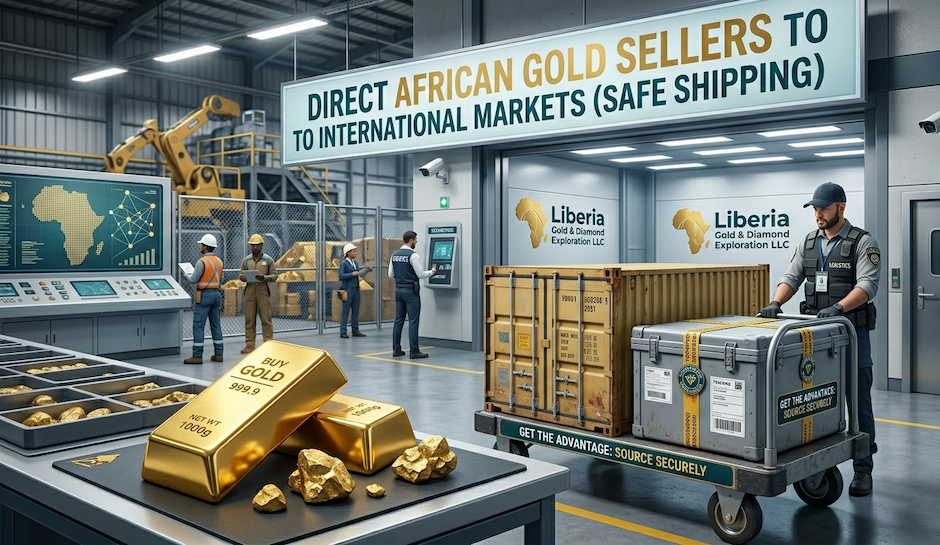 Direct African gold sellers to international markets