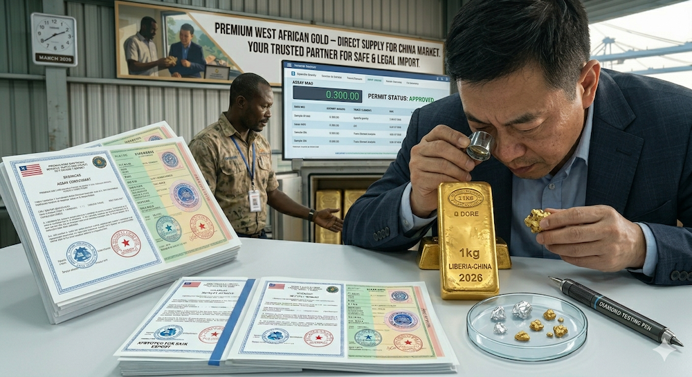 Direct gold sourcing company in Liberia for Chinese investors 2026 Guide