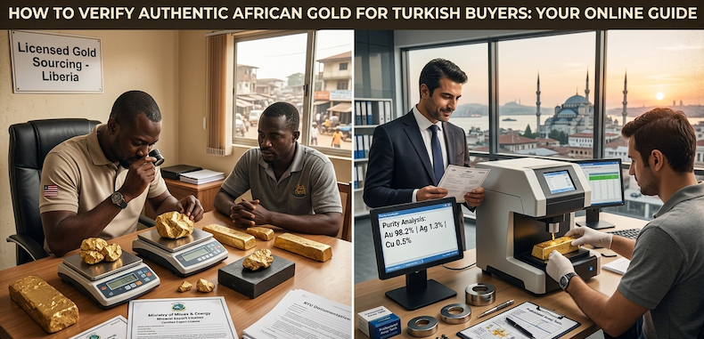 How to verify authentic African gold before buying from Turkey, your online guide