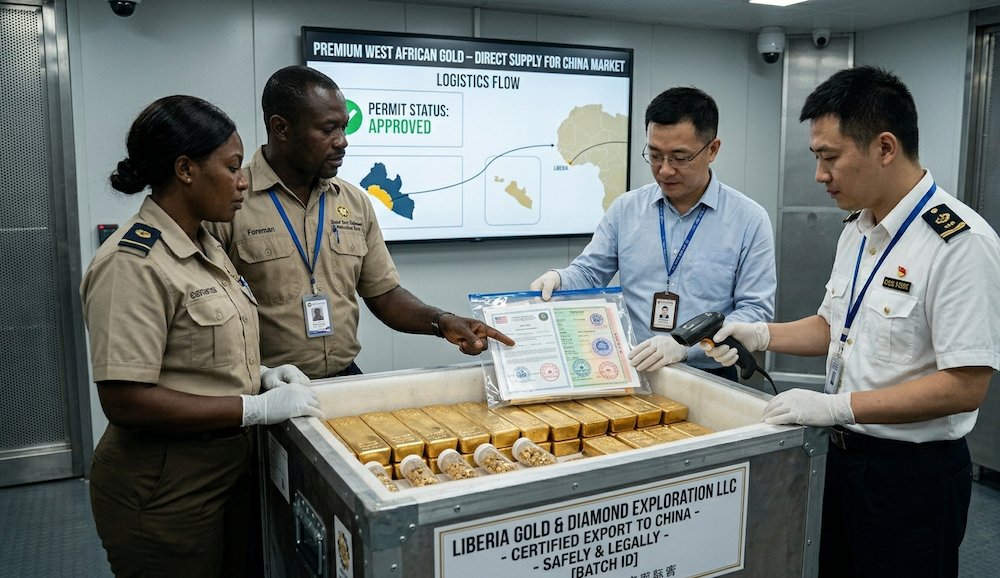 How to import gold from Liberia to China safely and legally