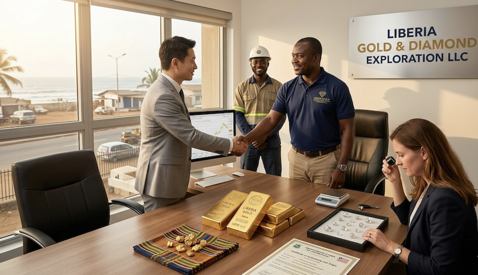 Certified African gold trading markets for buyer's