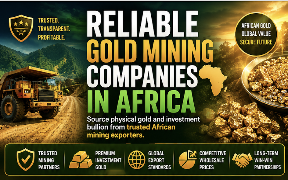 Reliable Gold Mining Companies in Africa for Gold Investment