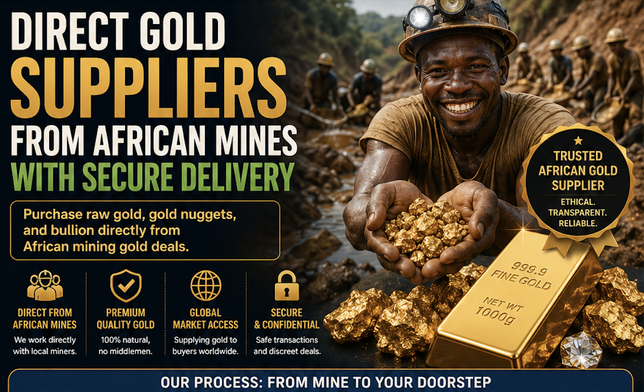 Trusted Gold Suppliers in Ghana for Gold Bullion Export