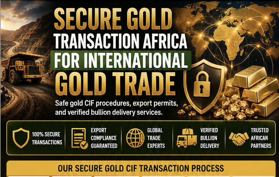 Secure Gold Transaction Africa for International Gold Trade