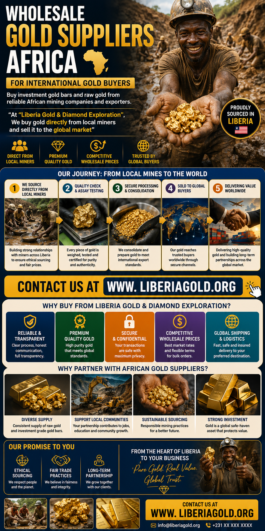Wholesale Gold Suppliers Africa for International Gold Buyers